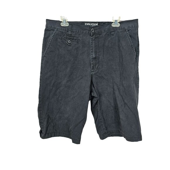 Evolution in Design Premium Twill Black Mens shorts size‎ 38 - Picture 1 of 10